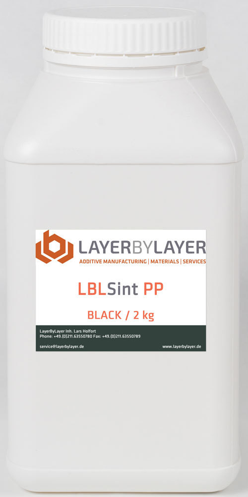 LBLSint PP SLS Pulver in Black,Natur