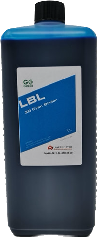 LBL 3D Cyan Binder Standard 1 Liter