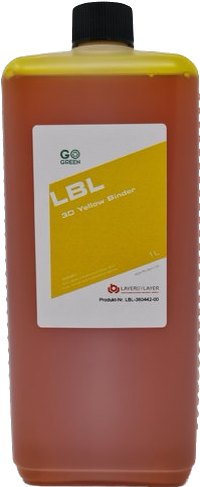 LBL 3D Yellow Binder Standard 1 Liter