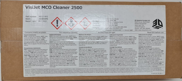 VisiJet MCO Cleaner 2500 1.0KG